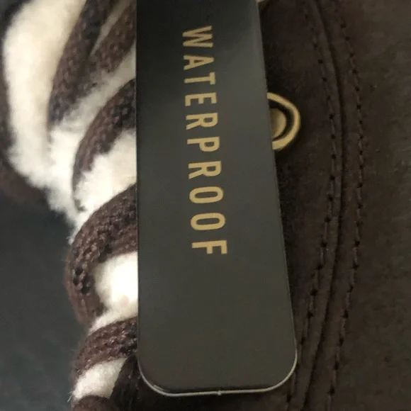 Sorel Lennox Lace Cozy Blackened Brown waterproof suede boots - Picture 8 of 14